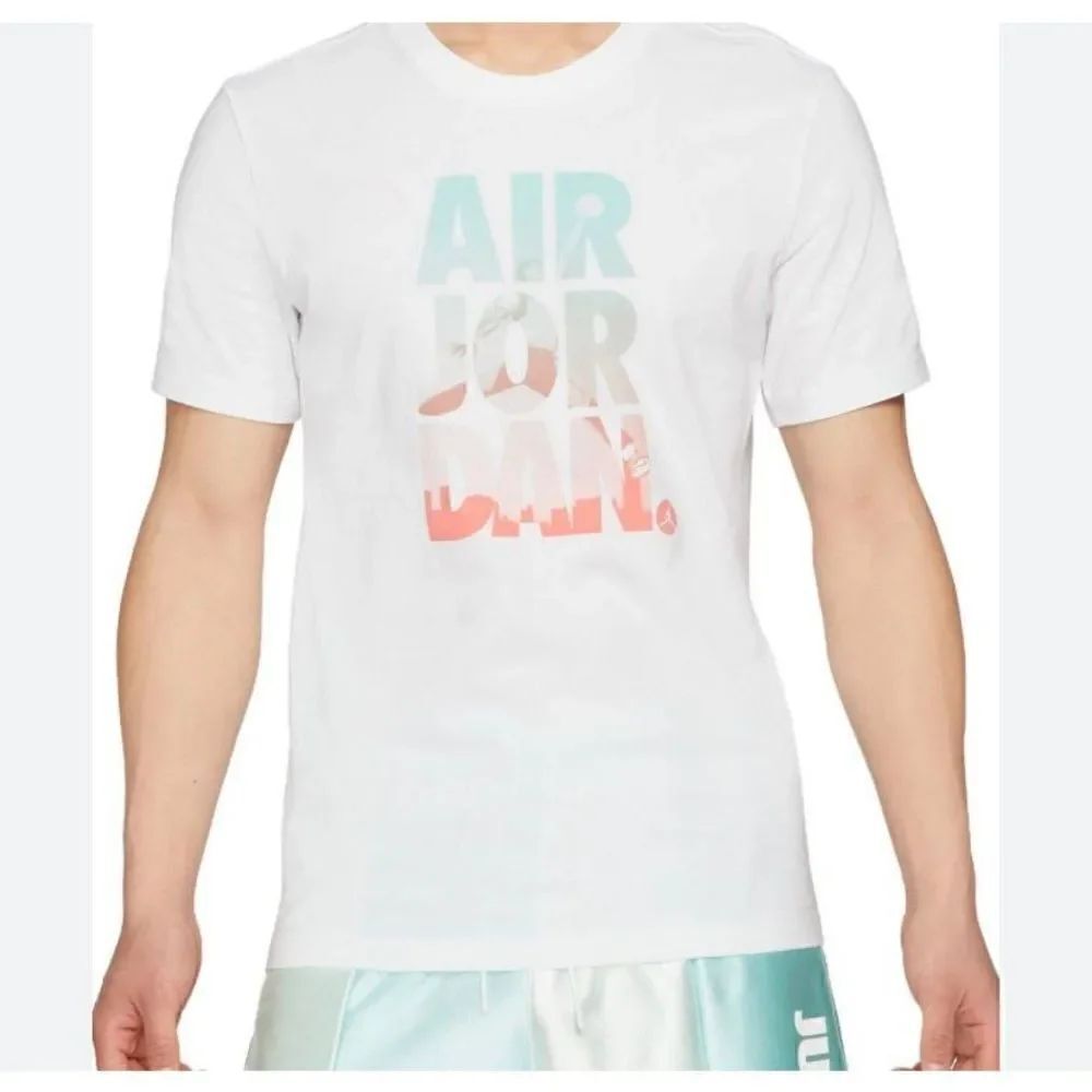 Jordan air youth dunk, fade, graphic, short sleeve T-shirt 12/13 years